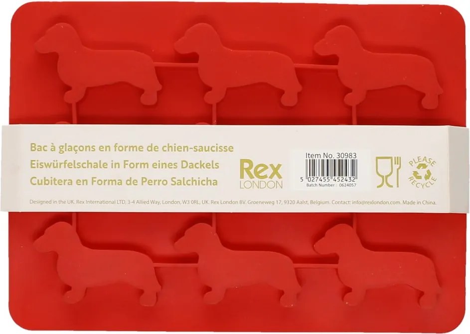 Силиконова форма за лед Sausage Dog – Rex London