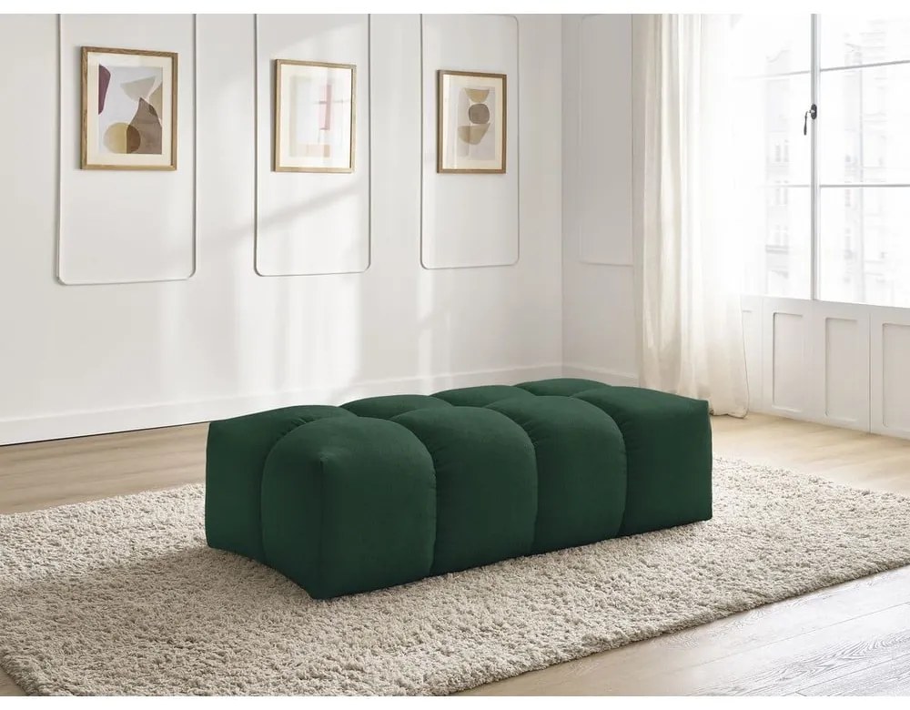 Зелена шенилова табуретка Everest – Bobochic Paris