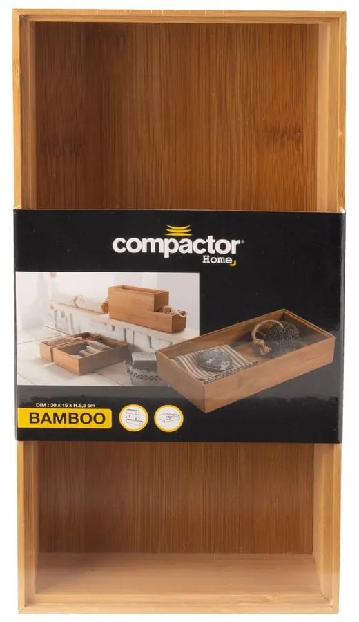 Бамбукова кутия , 22,5 x 15 x 6,35 cm - Compactor