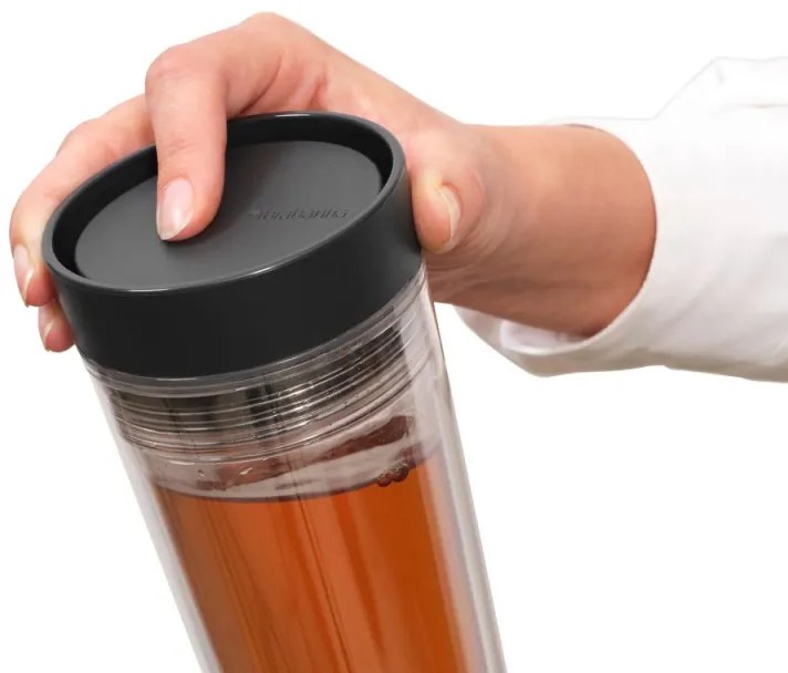 Термо чаша Brabantia Make&Take 1008493, 360 мл, Без разливане, Без BPA, Тъмносив