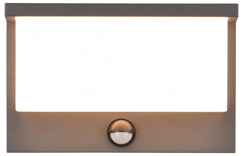 Външно осветително тяло със сензор за движение (височина 15 cm) Nestos – Trio