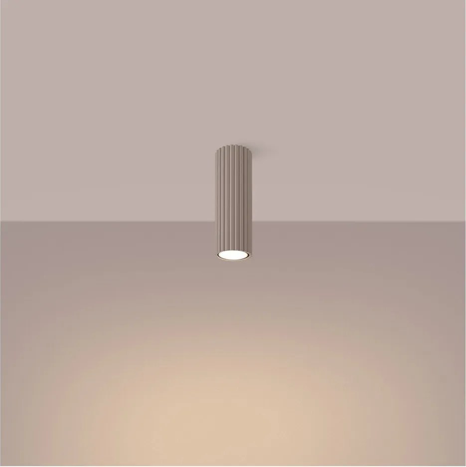 Кафяво-сив метален прожектор Gleam – Sollux