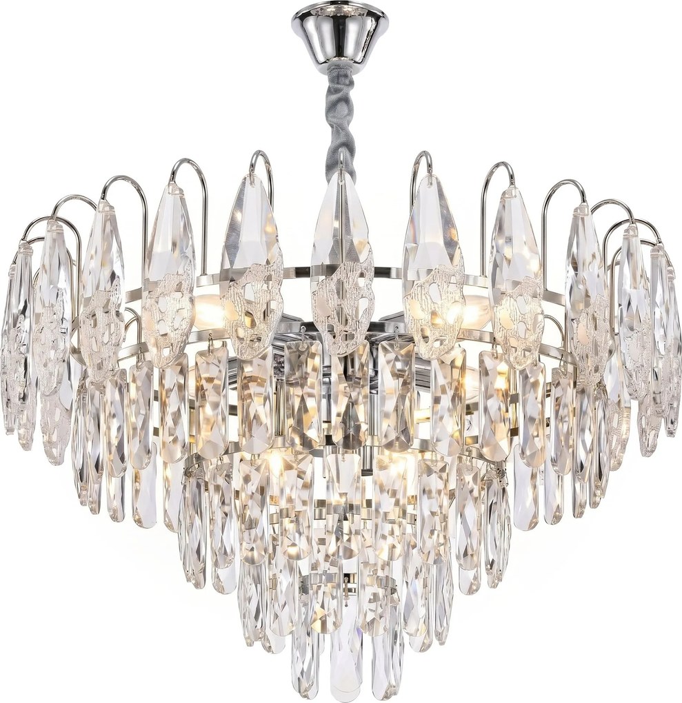 Кристална висяща лампа SWE079-CP 50cm Chrom