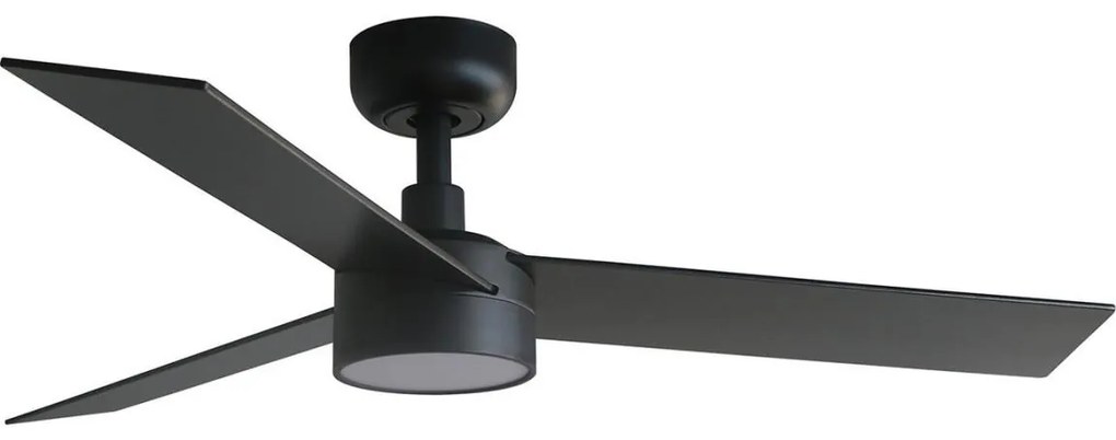FARO 34296WT-1TW - LED Димируем вентилатор RUDDER S LED/18W/230V черен Ø 106 см WT + д.у.