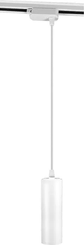 Пендел за релсов монтаж LUX, бял, 1хGU10