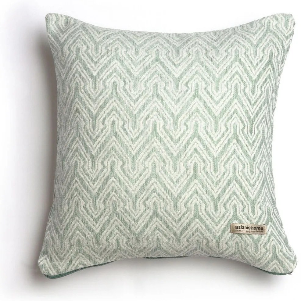 Декоративна калъфка за възглавница Aslanis Home Tymfi-Menta-Zaxari-45 x 45 cm