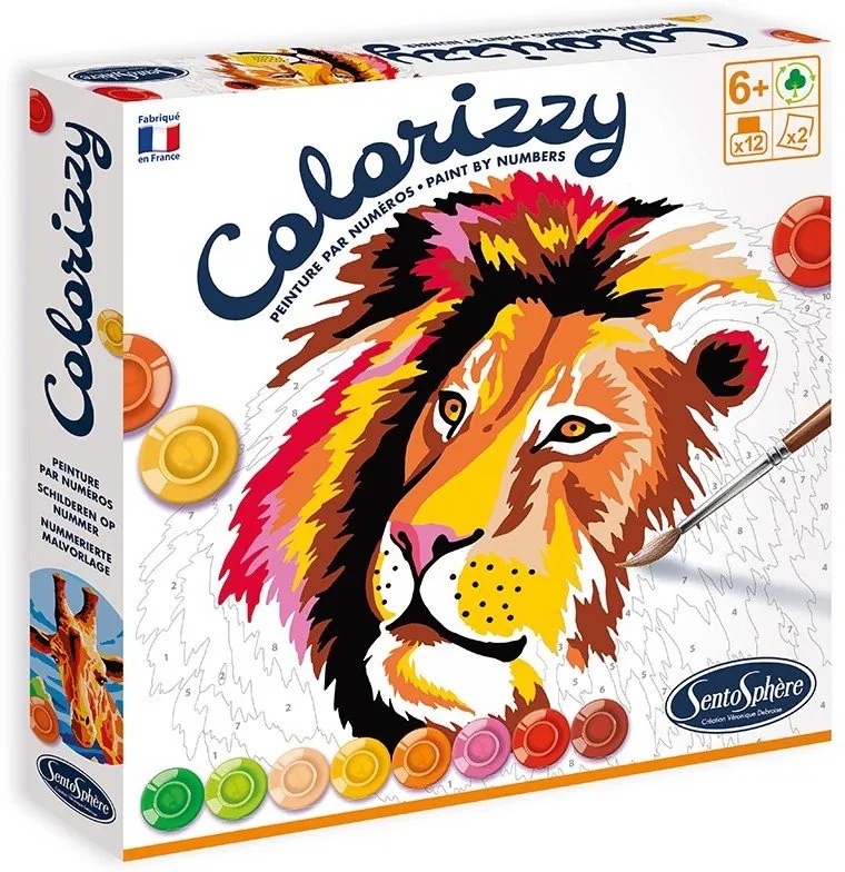 Sentosphere - Комплект за оцветяване с цифри Савана