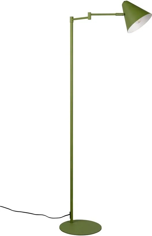 Зелена подова лампа с огъваща се структура (височина 126,5 cm) Cosima – Trio