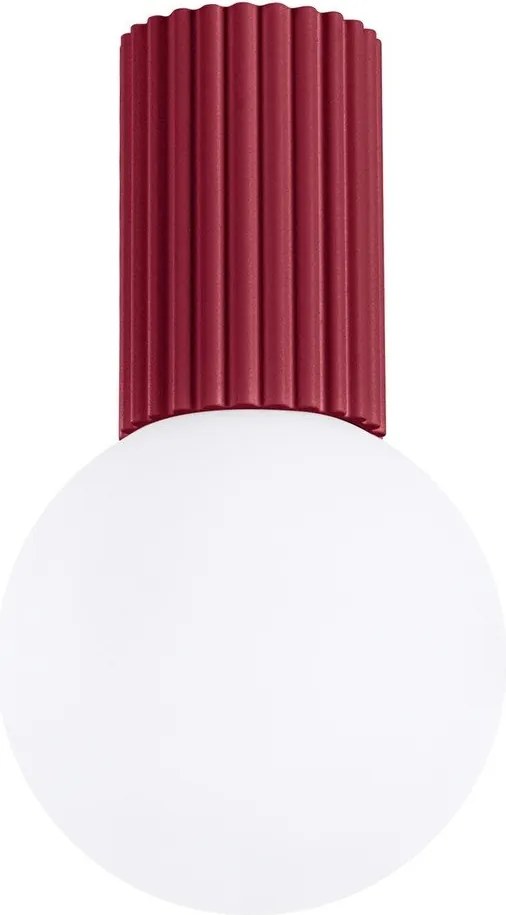 Бордо осветително тяло за таван със стъклен абажур ø 12 cm Orbital – Sollux