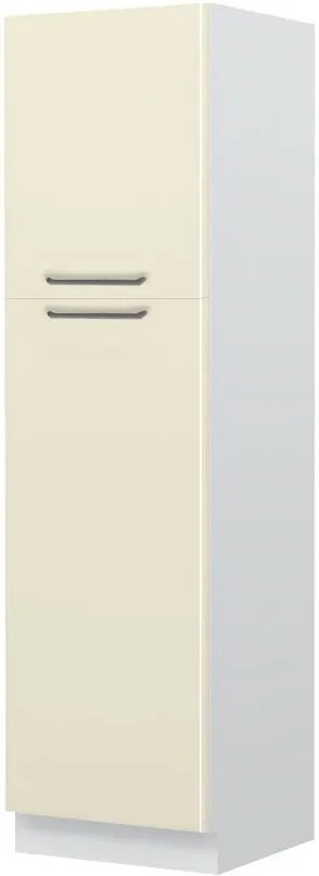 Висок подов шкаф Modena K21-60-2KF-White - Beige