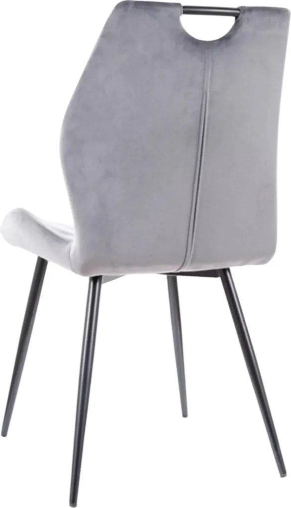 Стол Arco Velvet-Сив (4) парчета