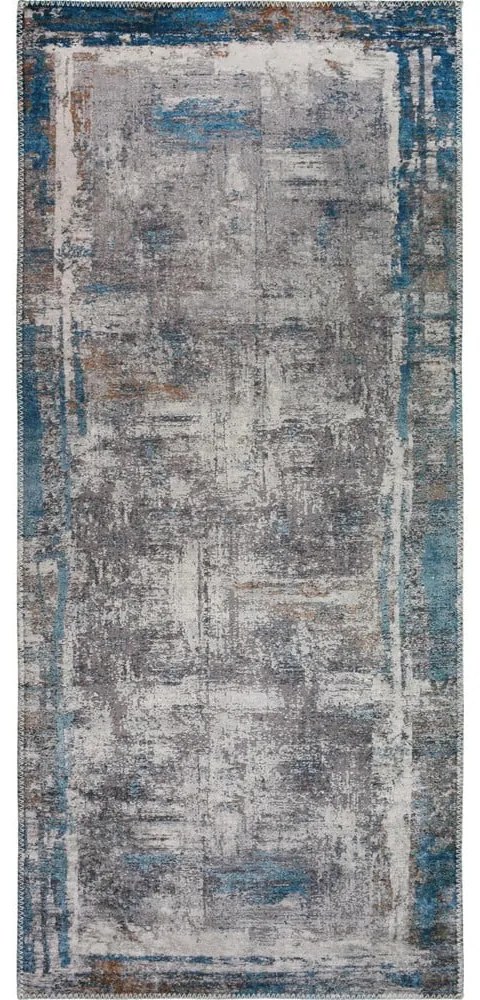 Синя пътека подходяща за пране 80x300 cm Abstract Colors Blue – Vitaus