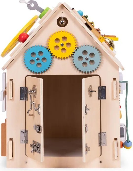 Дървена къщичка за манипулации XXL