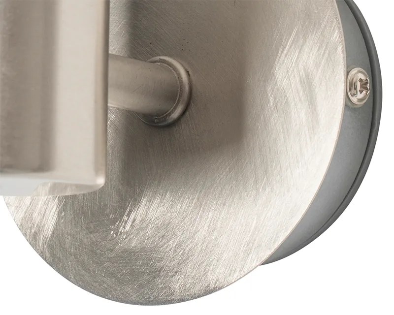 Модерна стенна лампа стомана IP44 - Cederic Up