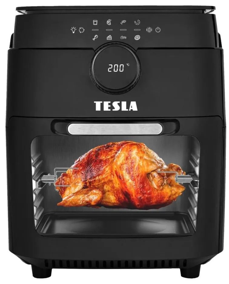TESLA Electronics AirCook & Grill - Умна фритюрница 12 л, 1800W/230V