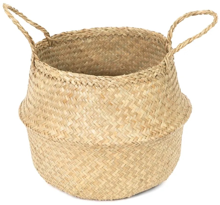 Кошница за съхранение от светла морска трева , ⌀ 35 cm - Compactor