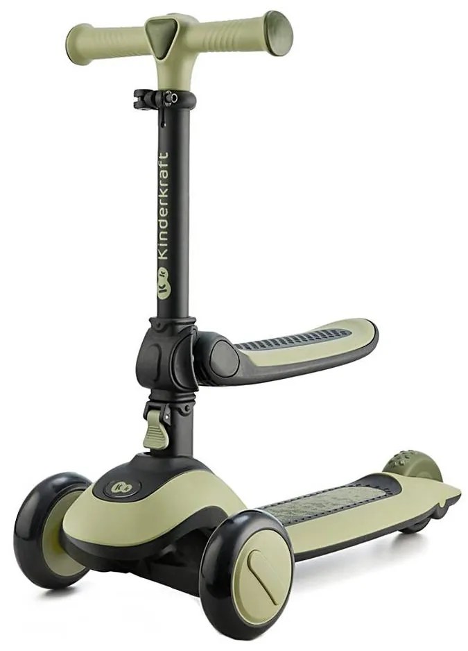 KINDERKRAFT - Детски скутер 2в1 HALLEY Grassland