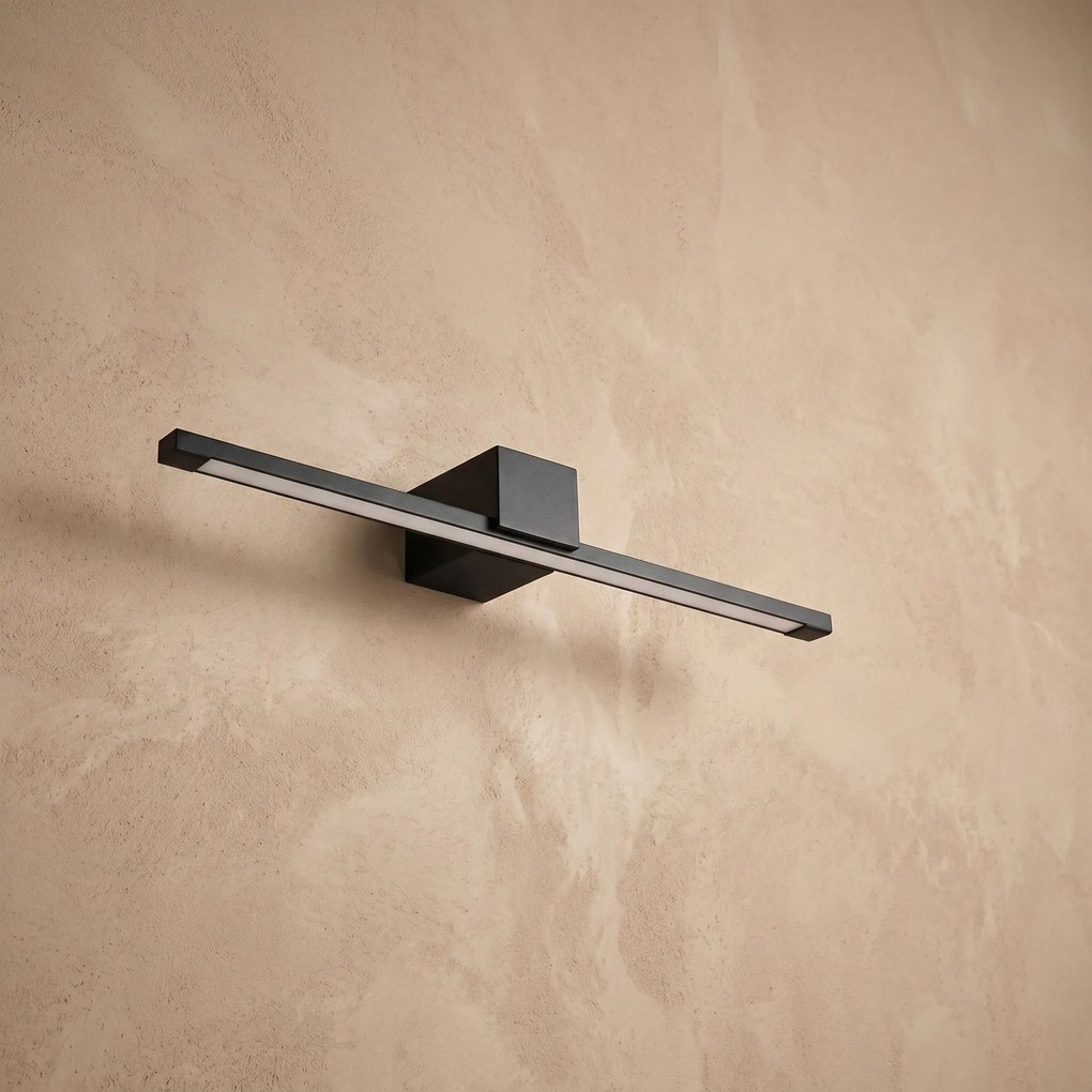 Stenen LED aplik za banya SWE049-1W 40 cm Black