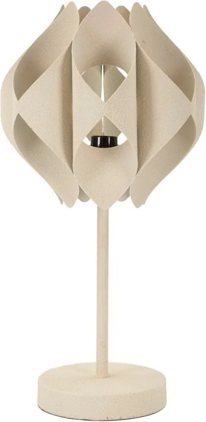 Бежова настолна лампа с метален абажур (височина 57 cm) Space – Mauro Ferretti