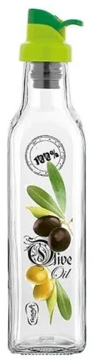 Стъклена бутилка за олио/зехтин 250мл "Olive", M-151393 - Horecano