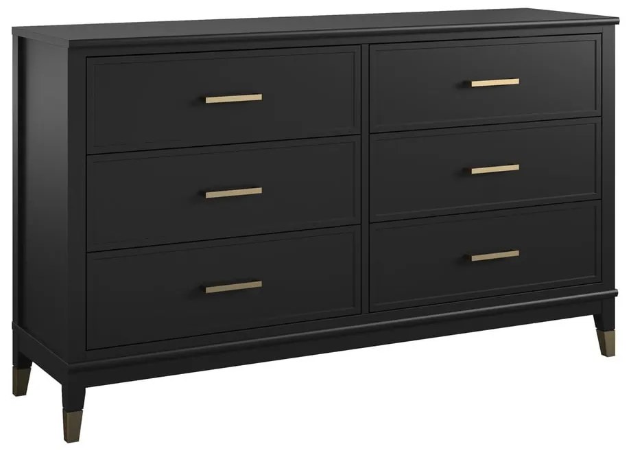 Черен скрин , 144 x 85 cm Westerleigh - CosmoLiving by Cosmopolitan