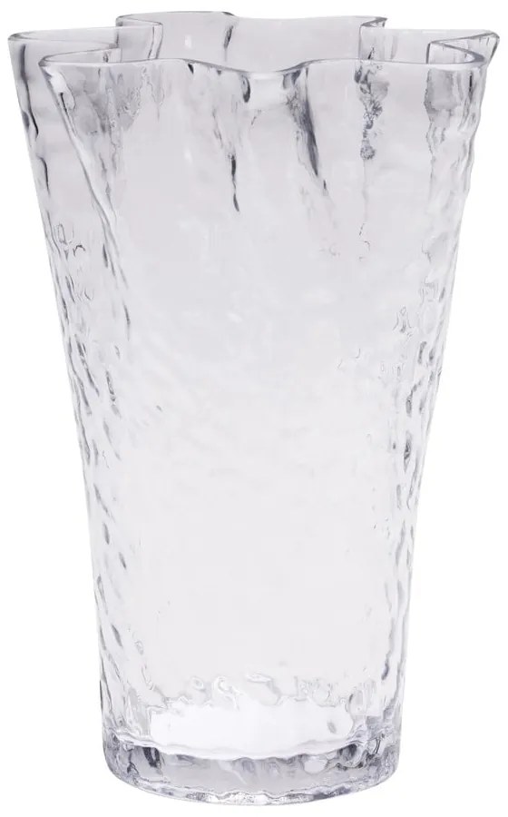 Стъклена ваза (височина 30 cm) Ruffle – Hübsch