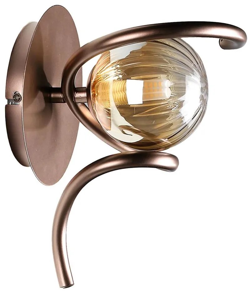 ONLI - Аплик FRIDA 1xG9/10W/230V меден