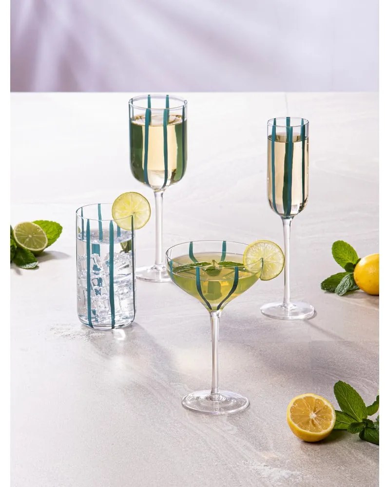 Стъклени чаши в комплект от 4 бр. 450 ml Stripe – Ladelle