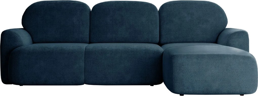 Ъглов диван Nabu-Синьо-Десен