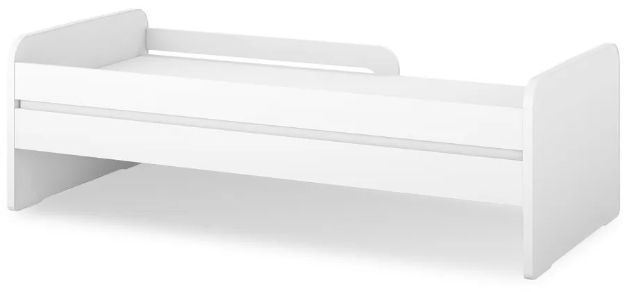 Бяло детско легло с включен матрак и подматрачна рамка 80x160 cm Duuli – ELTAP