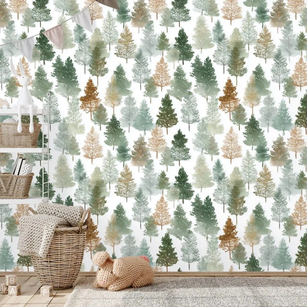 Тапет – Пъстроцветни горски дървета