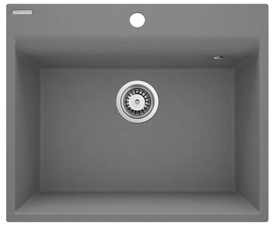 Deante ZRC_S10A - Кухненска мивка CORIO 50x60 см гранит/сив металик