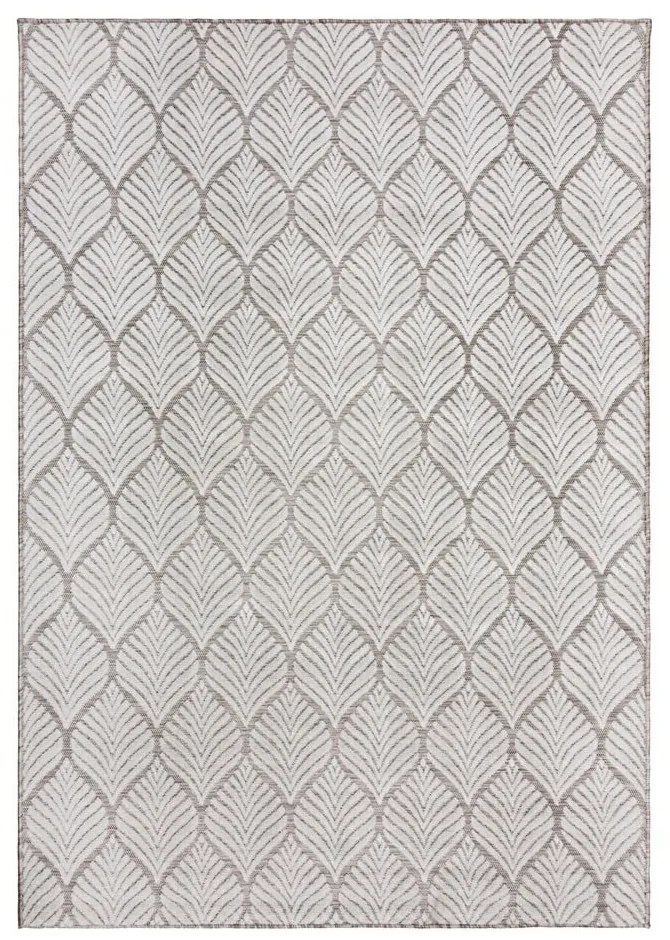 Килим за открито и закрито в цвят слонова кост 120x170 cm Elm Leaf – Flair Rugs