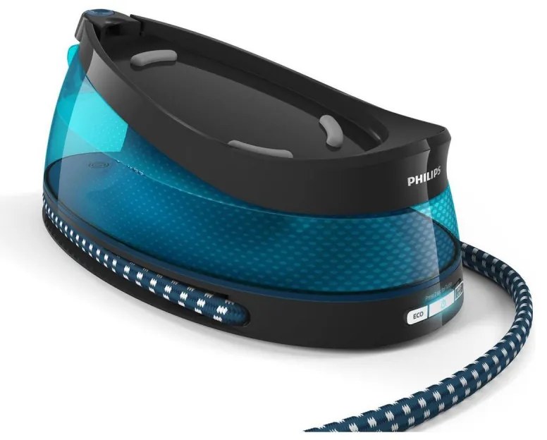 Парогенератор Philips PerfectCare GC7846/80, 2400W, 1.5 л, OptimalTemp, 120 г/мин, SteamGlide, Син