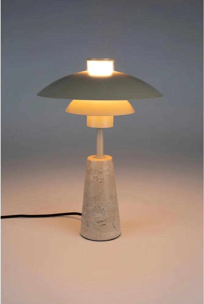 Бежова LED затъмняваща се настолна лампа (височина 37 cm) Cole – Zuiver