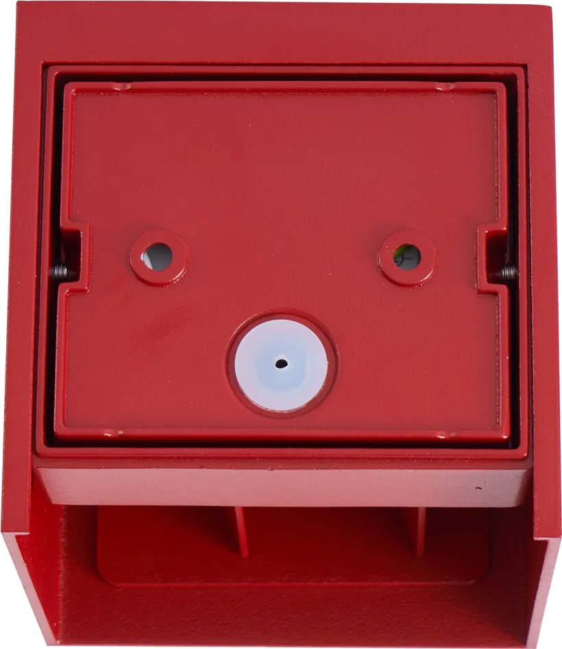 Модерна външна стенна лампа тъмночервена с LED IP54 - Edwin