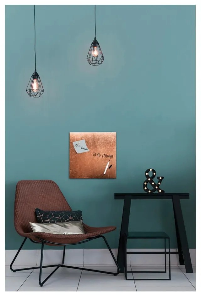 Магнитна дъска Styler Grey Copper, 30 x 30 cm