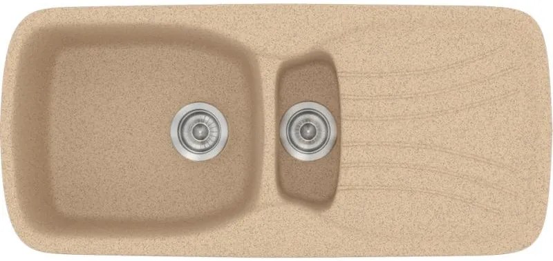 Мивка Sanitec 309-Granite Beige