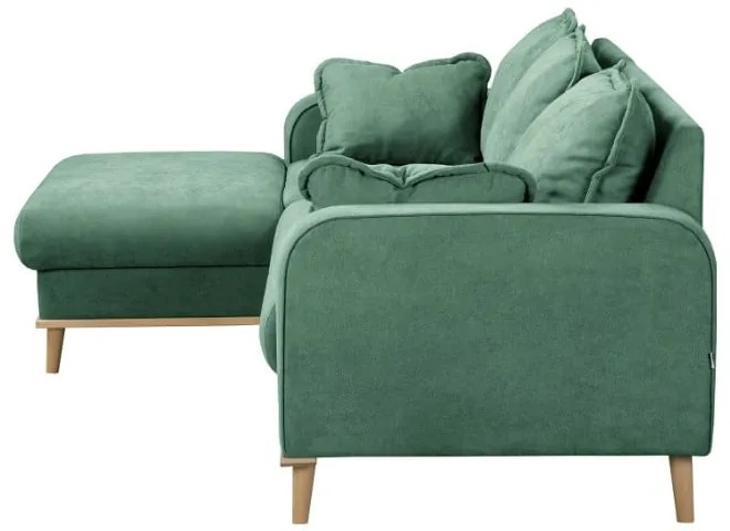 Тюркоазен ъглов диван (ляв ъгъл) Beata - Ropez