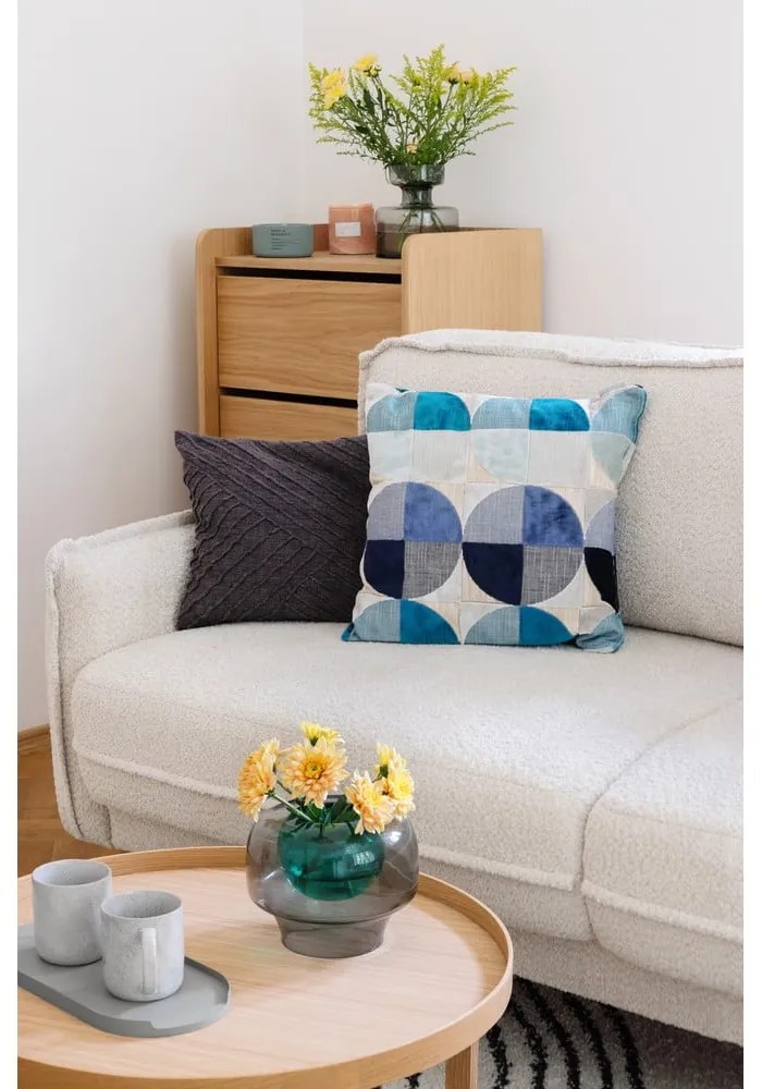 Сив диван от букле 215 cm Patti - Bonami Selection