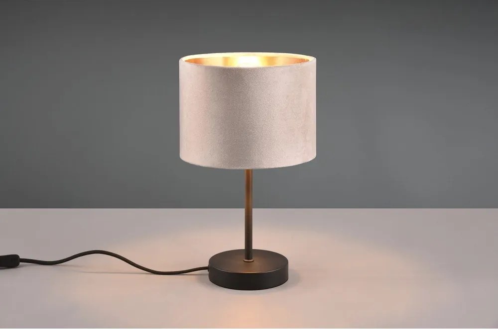 Настолна лампа в черно и бежово (височина 33 cm) Julieta - Trio