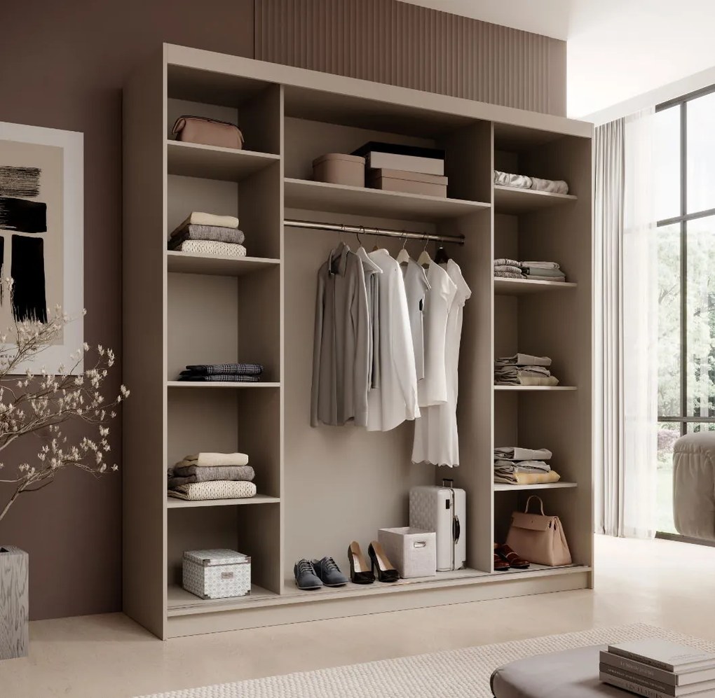 Гардероб Barry 200 плъзгащ-Кашмир