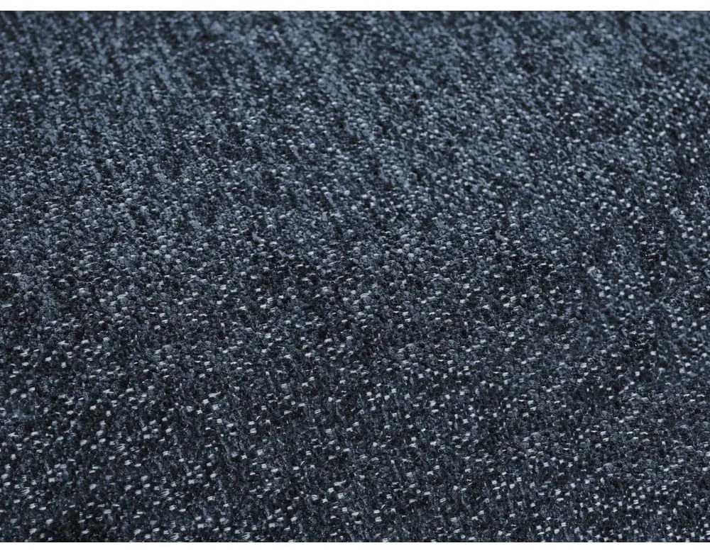 Тъмносин шенилов сгъваем/с място за съхранение ъглов диван (десен ъгъл) Everest – Bobochic Paris