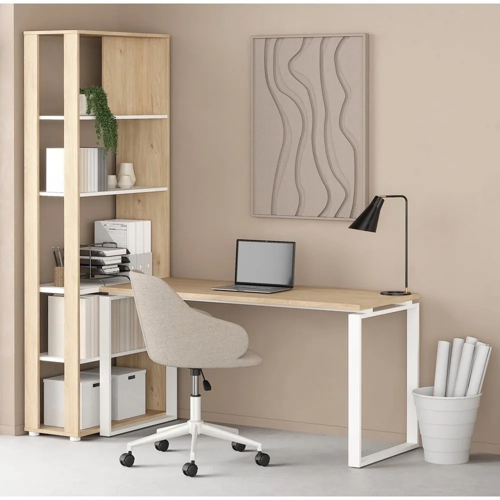 Работна маса с дъбов плот 60x150 cm Sign - Tvilum