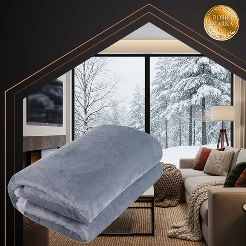 Качествено електрическо одеяло RUHHY 26225, Електрически матрак 180x130см, двулицево, с 10 степени на затопляне, мек плюш