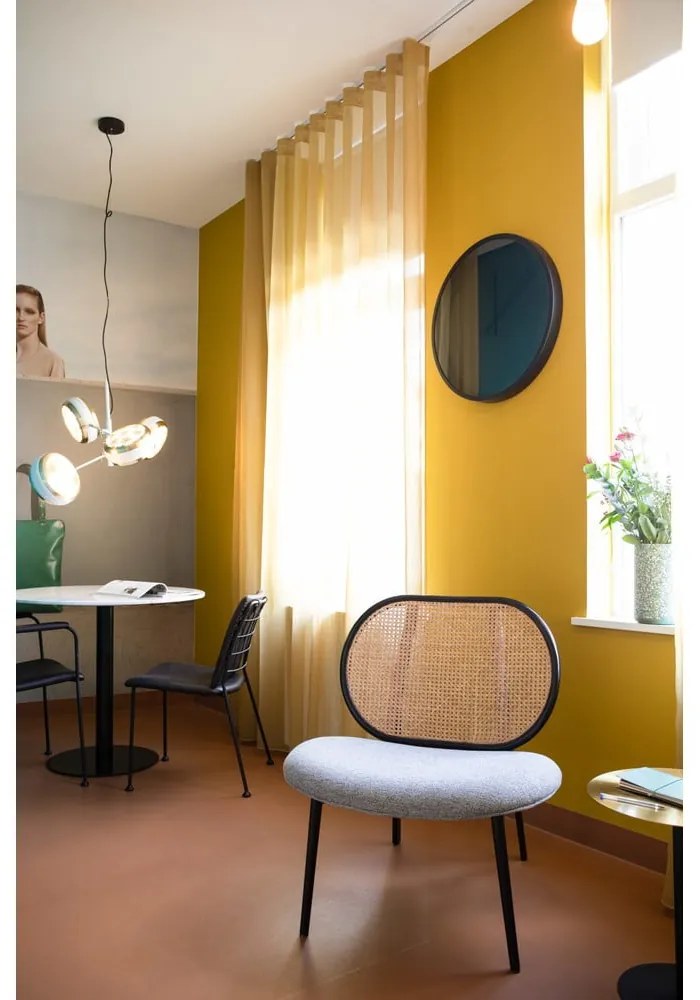 Сиво-кафяв фотьойл Spike - Zuiver