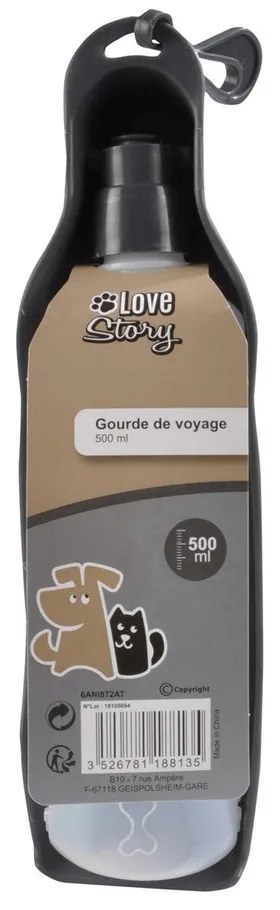Бутилка за пътуване за кучета – Love Story