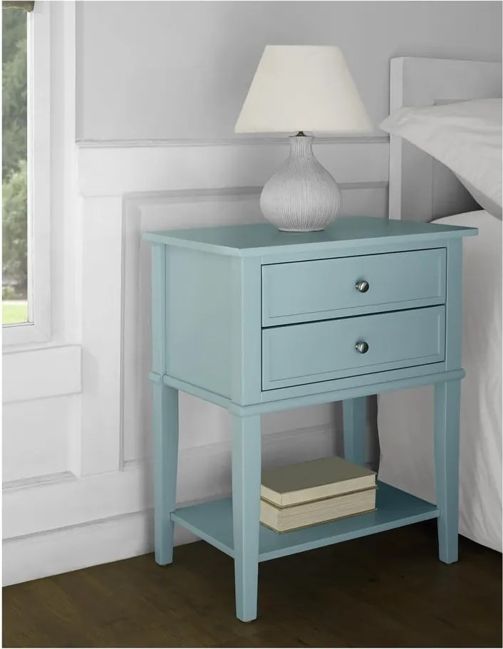 Светлосиньо нощно шкафче Franklin – Støraa