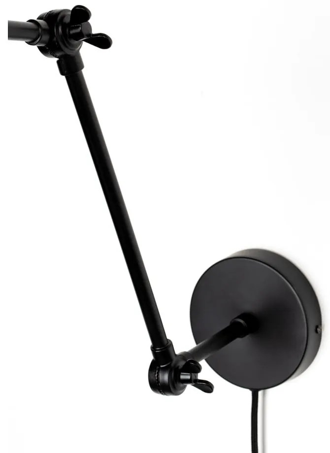 Черна стенна лампа Xavi – White Label