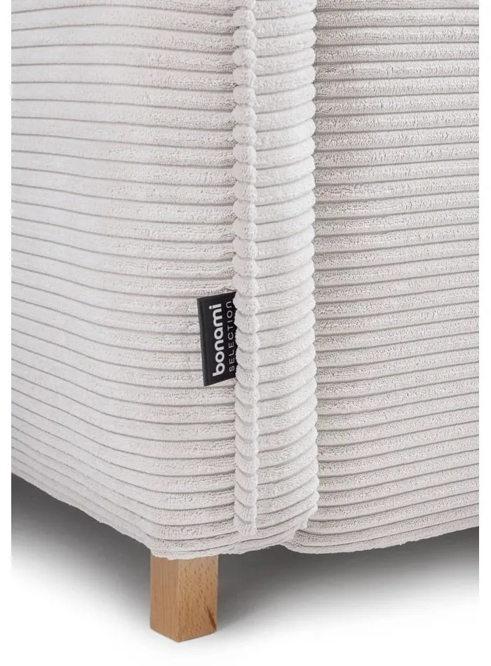 Бежов велурен разтегателен диван 218 cm Tori - Bonami Selection